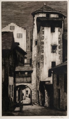 Lot 115 - Sydney Lee - The tower | etching