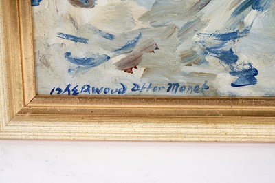 Lot 903 - James Lawrence Isherwood – La Charrette, after Monet, 1865 | oil