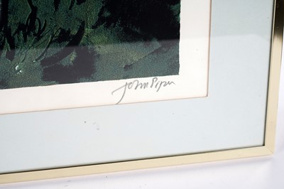 Lot 91 - John Edgerton Christmas Piper - Stokesay Castle | screenprint