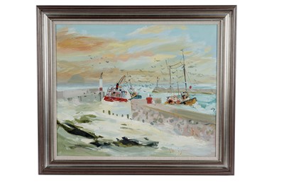 Lot 899 - James Harrigan - The Dredger | oil