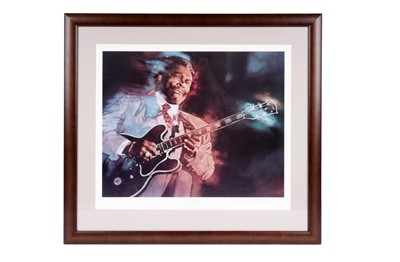 Lot 358 - A signed limited edition print of B. B. King