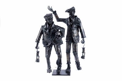 Lot 755 - Kenneth Rowden - Two Pitmen | steel