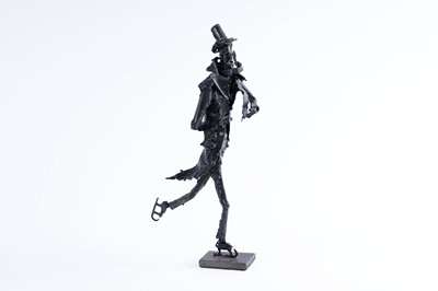 Lot 757 - Kenneth Rowden - Study of an ice skater | steel