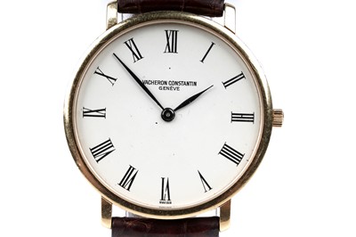 Lot 451 - Vacheron Constantin: an 18ct yellow gold cased manual wind wristwatch