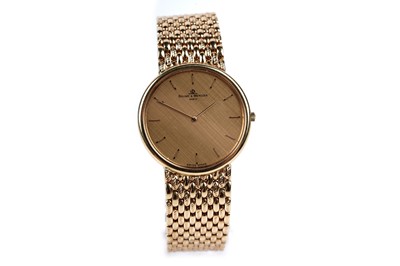 Lot 777 - Baume & Mercier: an 18ct yellow gold cased quartz wristwatch
