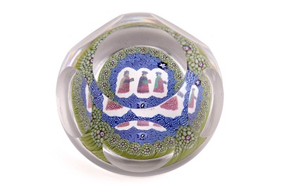 Lot 415 - A Whitefriars 'Christmas Three Kings' paperweight