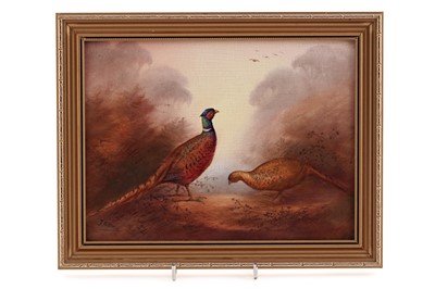 Lot 328 - An early 20th Century Crown Devon Fieldings hand-painted wall plaque