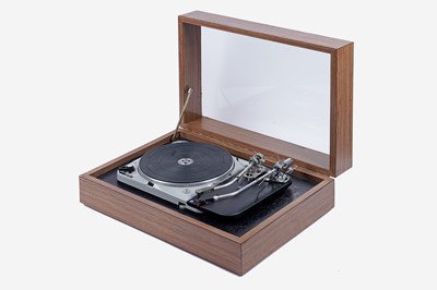 Lot 197 - A Thorens TD124 turntable with SME tonearms