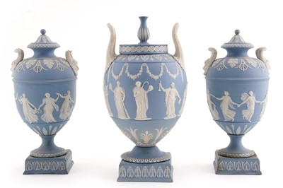 Lot 296 - Three Wedgwood vases