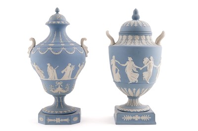 Lot 297 - Two Wedgwood Jasperware vases