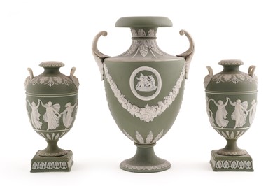 Lot 298 - Three urns