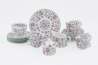 Lot 325 - A Minton ‘Haddon Hall’ pattern tea service