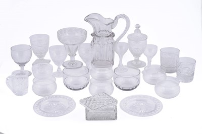Lot 401 - A collection of 19th Century and later cut glassware