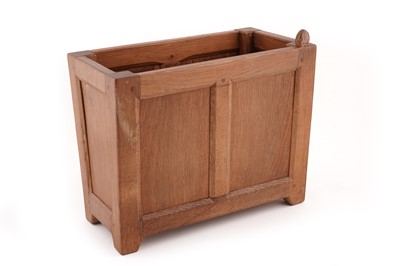 Lot 214 - Peter ‘Rabbitman’ Heap: a late 20th Century adzed oak magazine rack