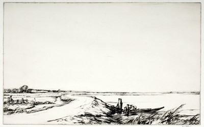 Lot 55 - William Palmer Robins- The Stour | drypoint