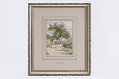 Lot 177 - After Myles Birket Foster - The Market Cart | watercolour