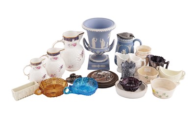 Lot 307 - A collection of 19th Century and later glass and china