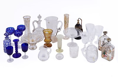 Lot 407 - A collection 19th Century and later glass ware
