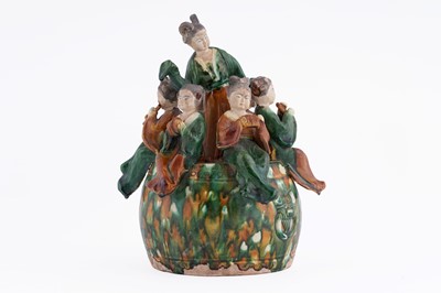 Lot 246 - A Chinese Tang style centrepiece