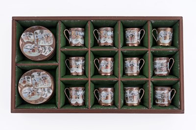 Lot 271 - An early 20th Century Japanese eggshell porcelain tea service