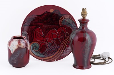Lot 356 - Three pieces of Royal Doulton Archives Burslem Artware