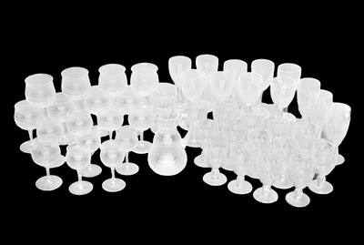 Lot 396 - A collection of Waterford and other cut wine glasses