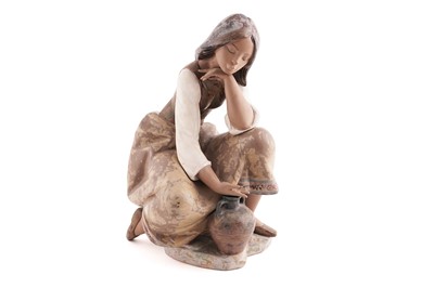 Lot 384 - Lladro: a figure of a water carrier