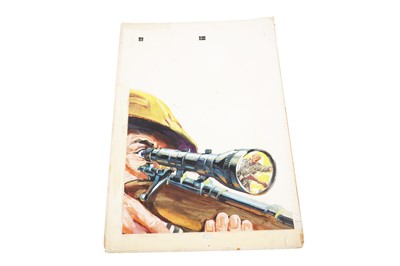 Lot 151 - Original painted artwork for the front cover of Fleetway’s War Picture Library No. 94