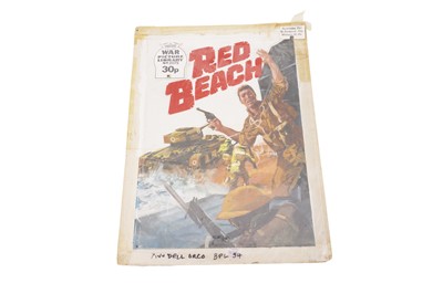 Lot 152 - Original painted artwork for the front cover of Fleetway’s War Picture Library No. 2075
