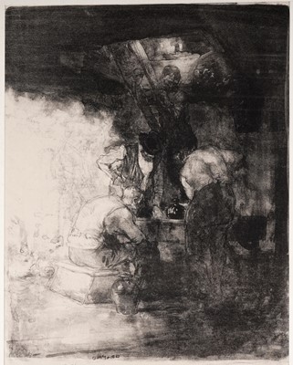 Lot 15 - Edmund Blampied - The Black Bottle | lithograph