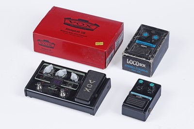 Lot 174 - A VOX StompLab IIG; and a Loco Box Stereo Chorus pedal