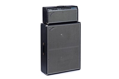 Lot 176 - A 1969 Fender Dual Showman Reverb; and a Fender twin speaker cabinet