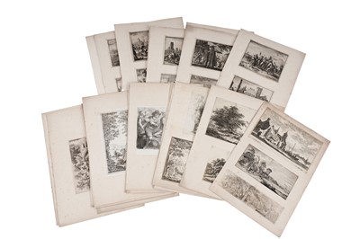 Lot 21 - A collection of 16th Century and later mounted engravings and etchings