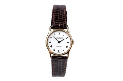 Lot 781 - Jaeger-LeCoultre: an 18ct yellow gold cased automatic lady's wristwatch