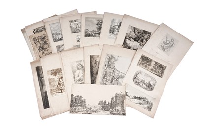 Lot 20 - A collection of 16th Century and later mounted engravings and etchings