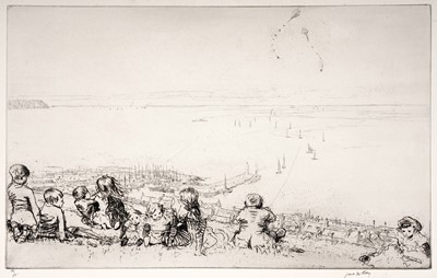 Lot 41 - James McBey - The Moray Firth | etching