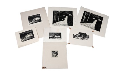 Lot 49 - A selection of seven relief prints