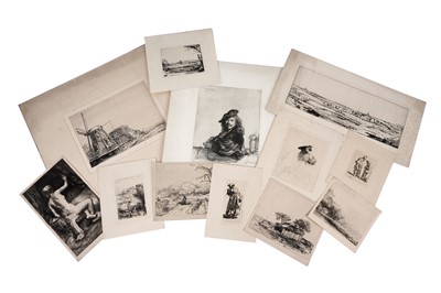Lot 17 - A collection of twelve prints after Rembrandt Van Rijn