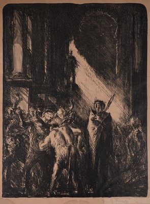 Lot 13 - Frank Brangwyn - Christ Mocked | lithograph