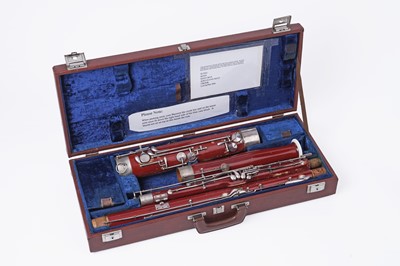 Lot 27 - An unbranded bassoon, cased