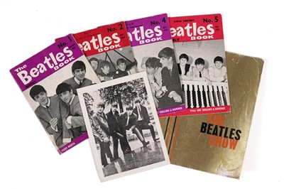 Lot 203 - A Beatles Show program, four issues 'The Beatles Book'; and a promotional photograph
