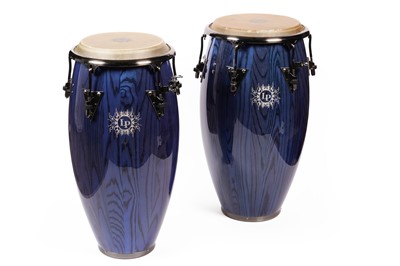 Lot 190 - A pair of LP congas and stands