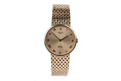 Lot 412 - Rolex Cellini: an 18ct yellow gold cased manual wind wristwatch