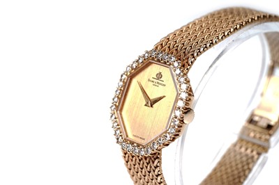 Lot 442 - Baume & Mercier, Geneve: an 18ct yellow gold cased lady's cocktail watch