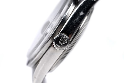Lot 405 - Rolex Oyster Perpetual Date: a stainless steel cased automatic chronometer wristwatch
