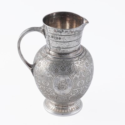 Lot 89 - A Victorian four-piece tea service, by Martin, Hall & Co