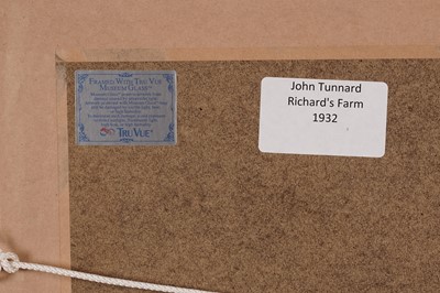 Lot 528 - John Tunnard - Richard's Farm | watercolour