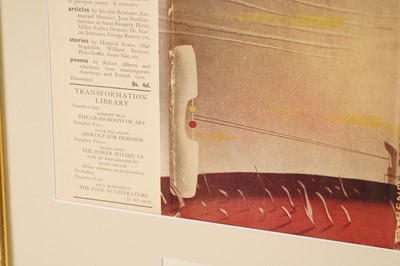 Lot 546 - A collection of book and magazine covers with artwork by John Tunnard
