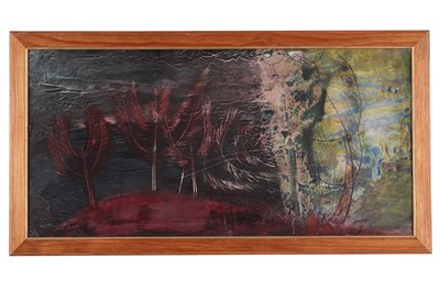 Lot 21 - John Tunnard - Saplings | oil on board