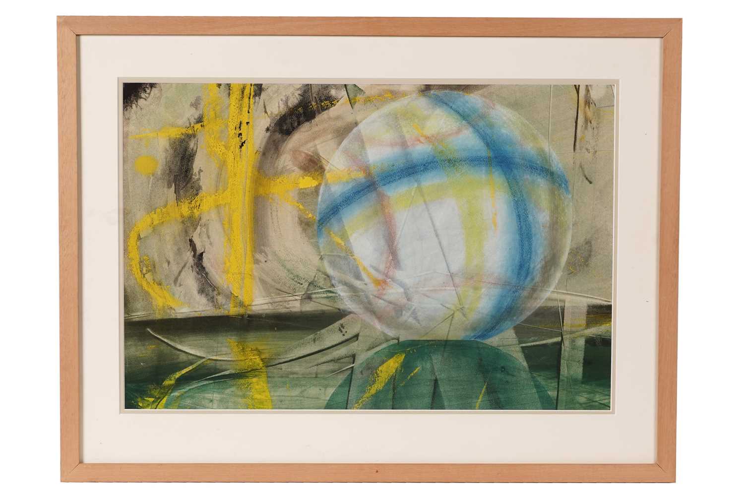 Lot 518 - John Tunnard - Yellow and Blue ascosphere | watercolour